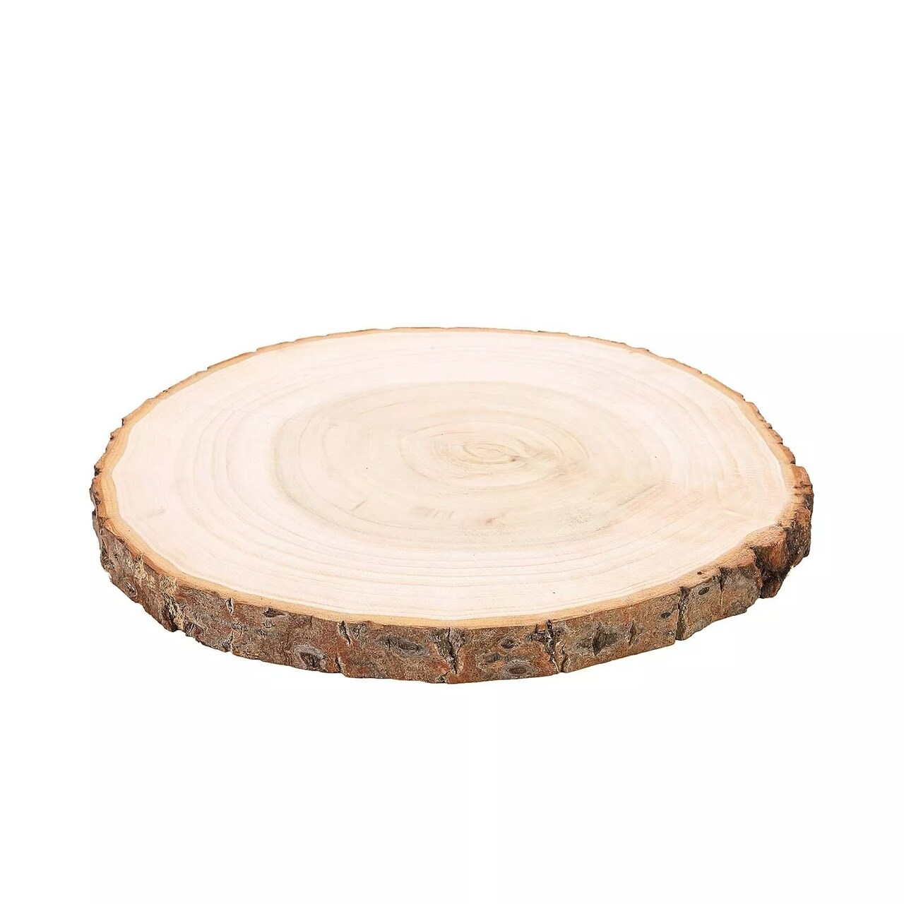 6 pcs 11-15" Natural Round Poplar Wood Slices Wedding Centerpieces Decorations
